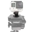 Sports Camera Mount with GoPro Tripod Mount - Black Foto 1