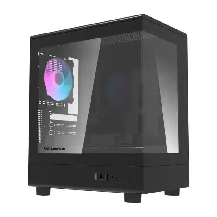 DarkFlash DB330M Black Computer Case (+3 Fans) v2 Photo