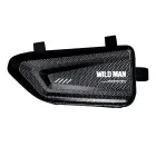 Etui|sakwa na ramę roweru WILDMAN L E4 uchwyt rowerowy czarna|black Foto 1