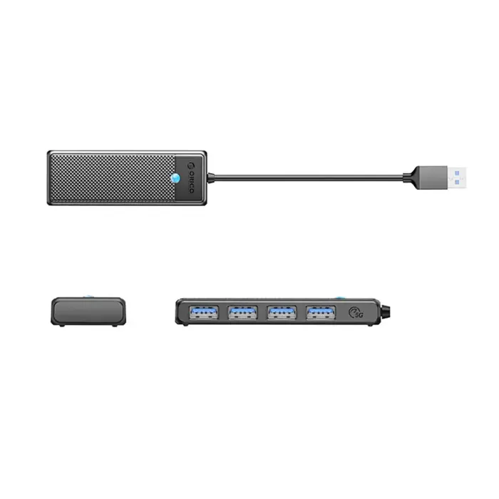 Orico PAPW4A-C3 USB-A Hub Docking Station 4x USB-A 3.0 - Black Фото num