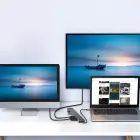 Док-станция Choetech HUB-M20 2 порта USB-C | 3 порта USB 3.0 | HDMI | VGA | SD | TF | RJ45 | 3,5 мм Фото num