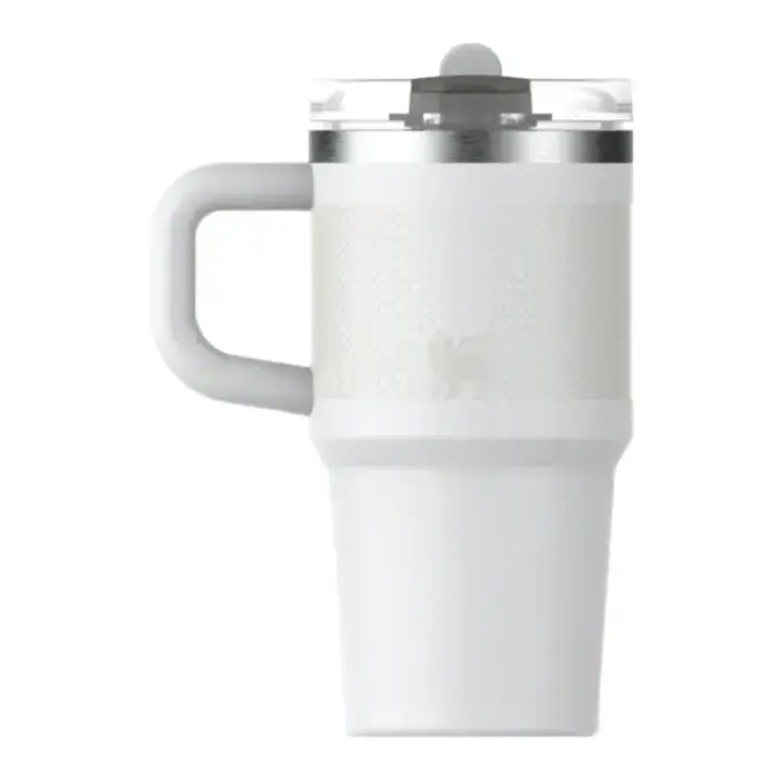Термокружка с трубочкой The Quencher ProTour Flip Straw Tumbler 0.59L белого цвета Фото num