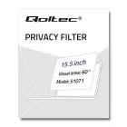 Qoltec Privacy filter for MacBook Pro Touch Bar 15.5" (2016-2018) | Eye protection Foto 3
