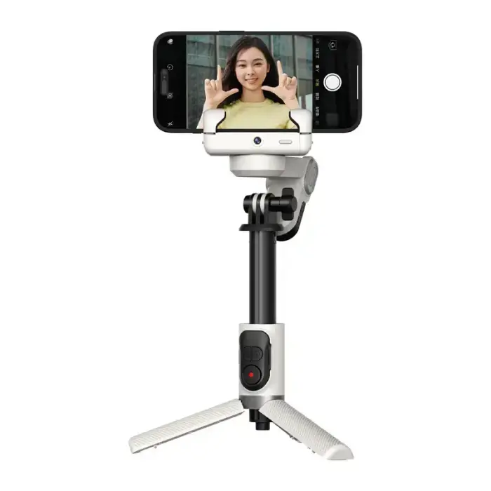 AOCHUAN M1 Pro Gimbal with RGB Lighting (White) Фото num