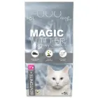 Smiltis kaķu tualetēm - Placek WC MAGIC LITTER Bentonite Ultra White with Carbon 5L Фото num