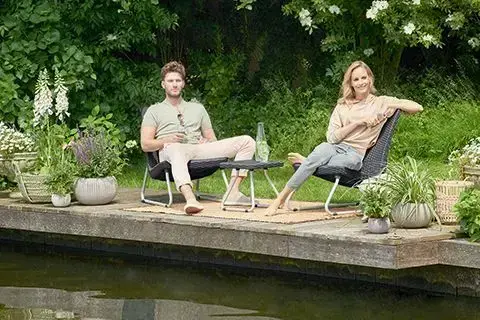 Садовая мебель Rio Patio Set серая Фото num