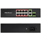 Qoltec FAST Ethernet PoE SWITCH 8x RJ45 PoE 2x RJ45 Uplink 1x SFP | 120W | 1000 Mb Photo