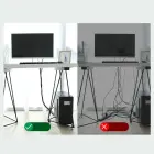 Baseus Rainbow Circle hook and loop Straps - Velcro tape Velcro cable organizer 3m gray (ACMGT-F0G) Фото num