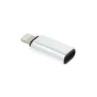 Adapter Type C (female) to Lightning (male) silver Photo
