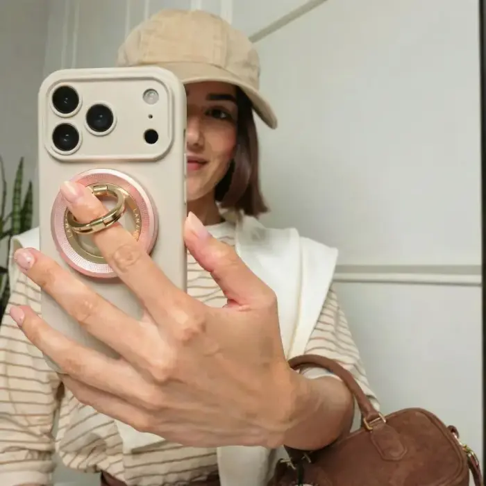 TECH-PROTECT MMR700 LAMANO MAGNETIC MAGSAFE PHONE RING PINK/GOLD Foto 6