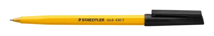 Lodīšu pildspalva STAEDTLER STICK 430F 0.7mm melna Photo