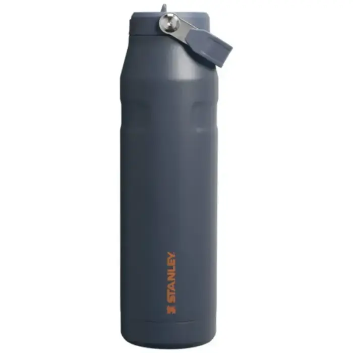 Termopudele ar salmiņu The IceFlow Bottle Flip Straw 2.0 1,06L pelēka Foto 1