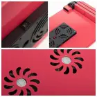 Desk for laptop uniwersal adjustable with cooling YL-803 red Foto 6