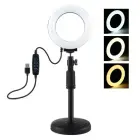 Ring LED lamp Puluz with adjustable base PU391 Photo