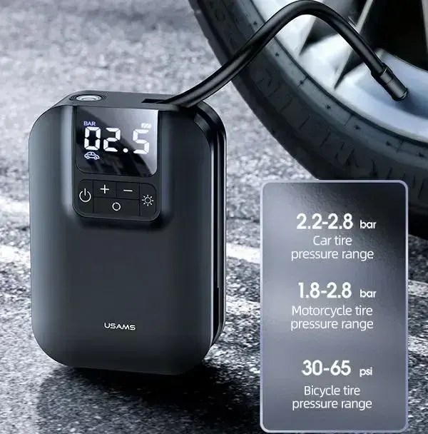 USAMS Mini Pump US-ZB215 Air Car Pump 5000mAh CQBZB21501 Photo