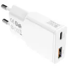 Wall Charger 4smarts PDPlug Slim Duos 20W GaN USB-C+USB-A + USB-C cable 1.5m white Foto 4