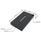 Verbatim Mini Dysk SSD 512GB USB-C 3.2    + kabel USB-C|USB-C-USB-A metalowy|metal 32030 Фото num